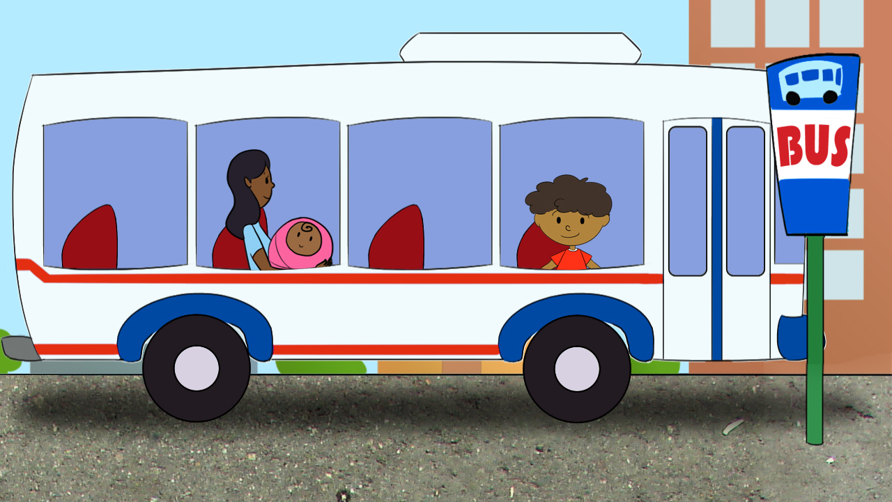 The Wheels on the Bus Nursery Rhyme Mother Goose Club
