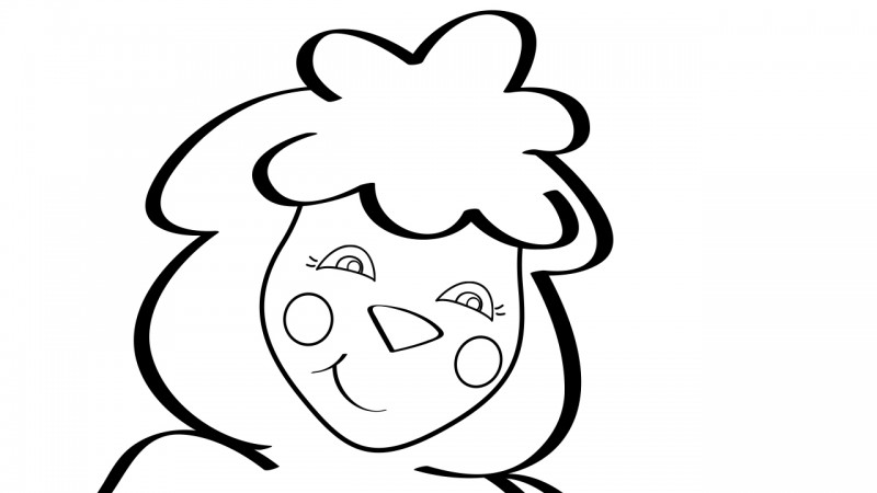 Image for Curly Locks – Coloring Page