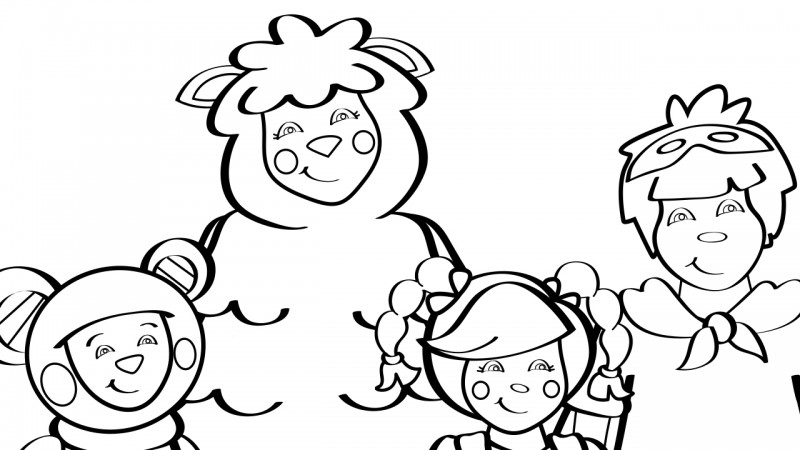 Image for Mother Goose Club Theme Song – Coloring Page