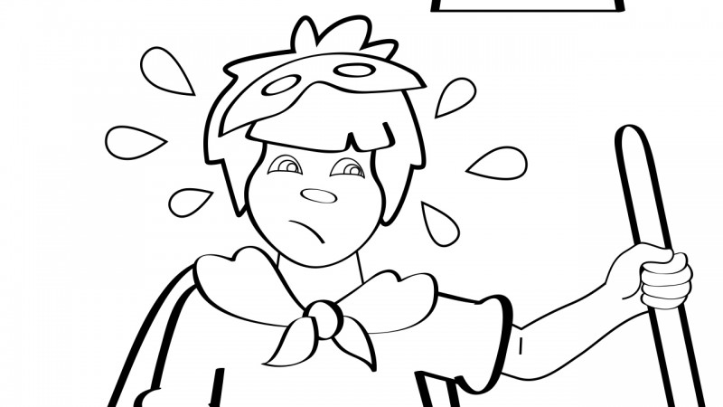 Image for Seesaw Margery Daw – Coloring Page