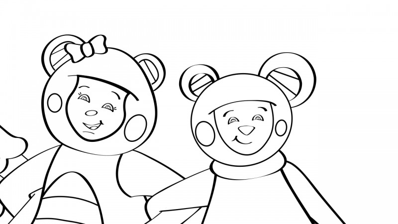 Image for Skip to My Lou – Coloring Page