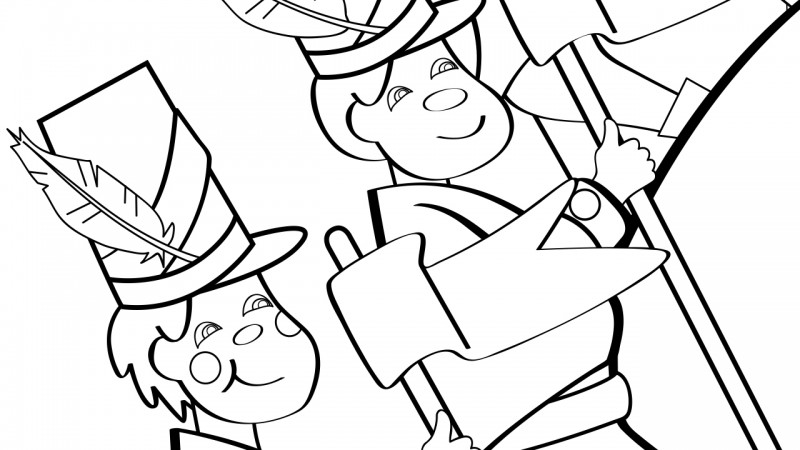 Image for The Grand Old Duke of York – Coloring Page