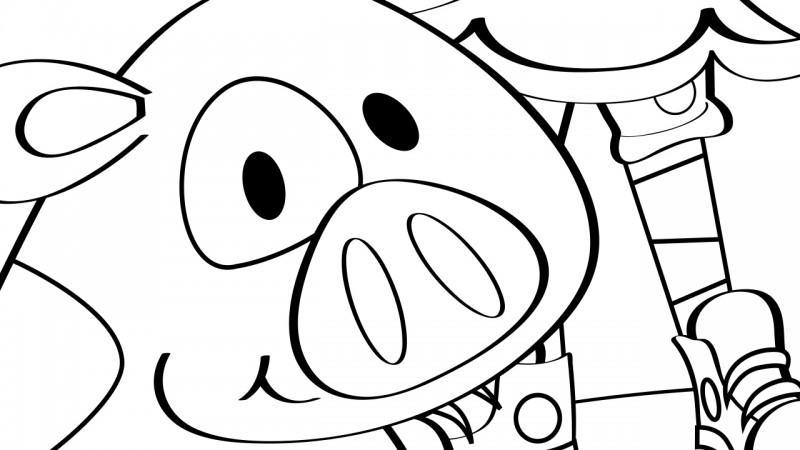 Image for To Market, To Market – Coloring Page