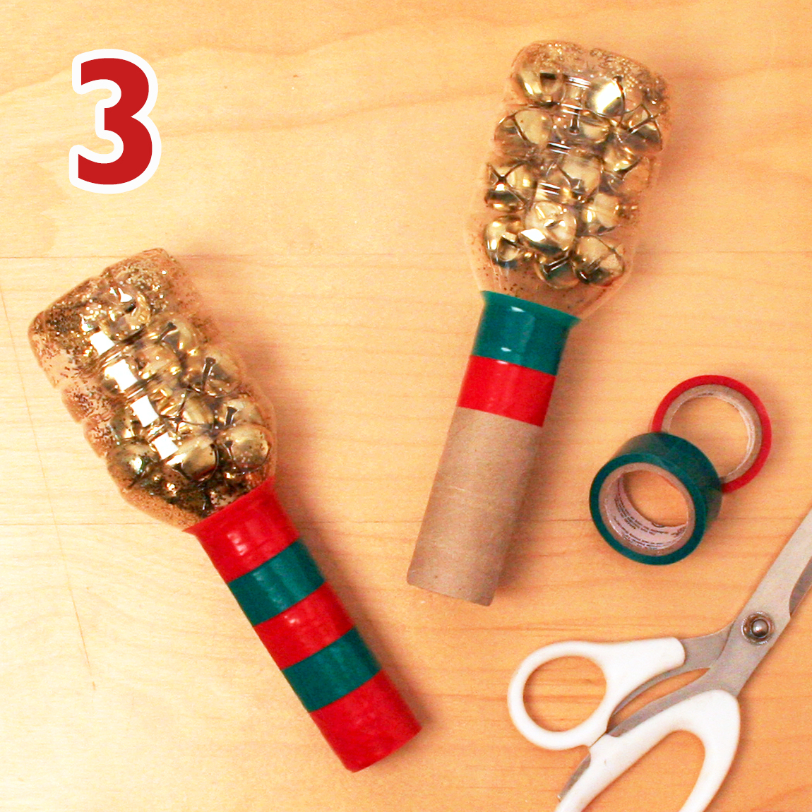 Holiday shaker craft step 3