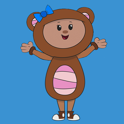 I'm Mother Goose Club's Teddy Bear!