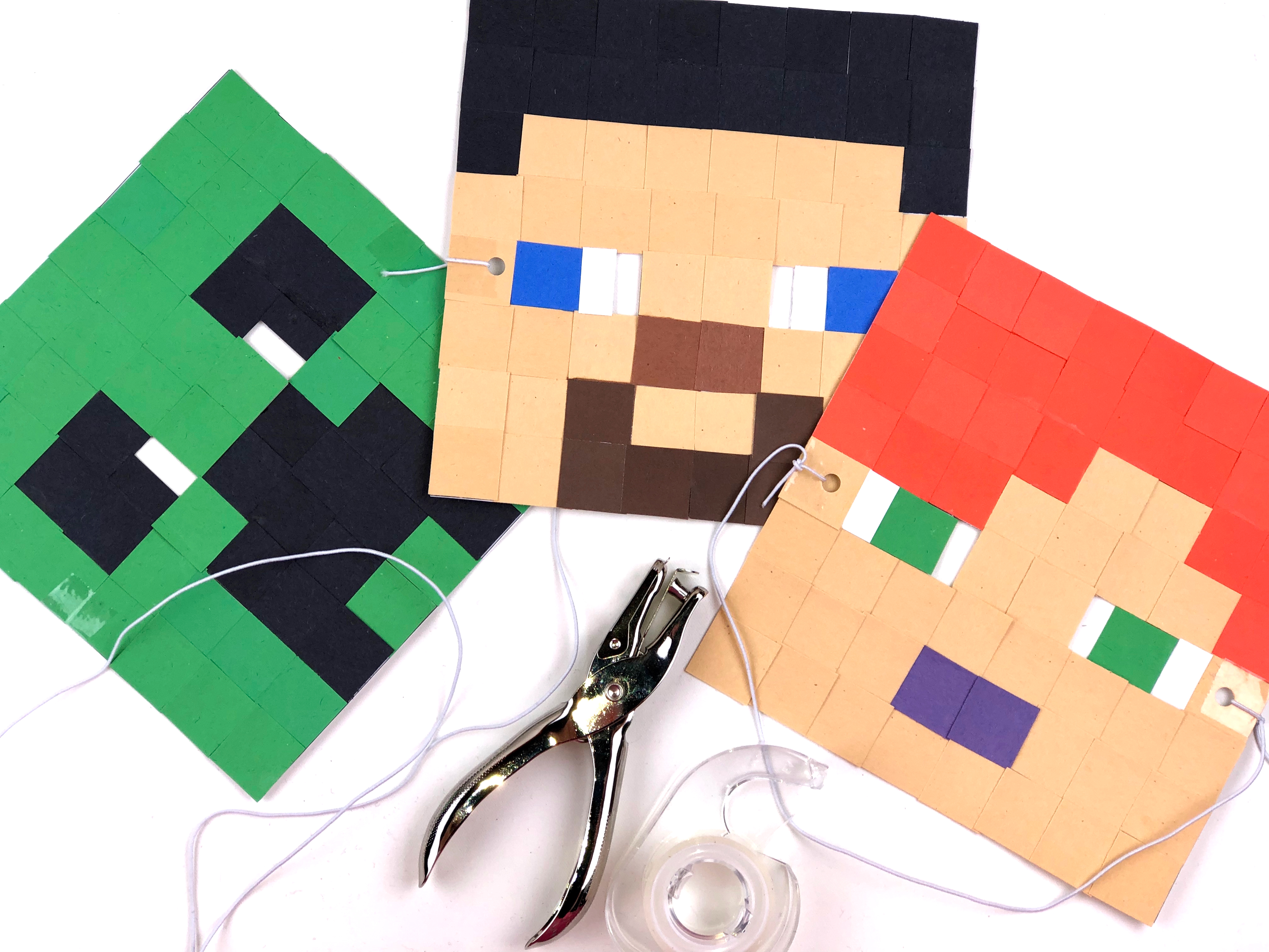 Minecraft Mask Craft step 2