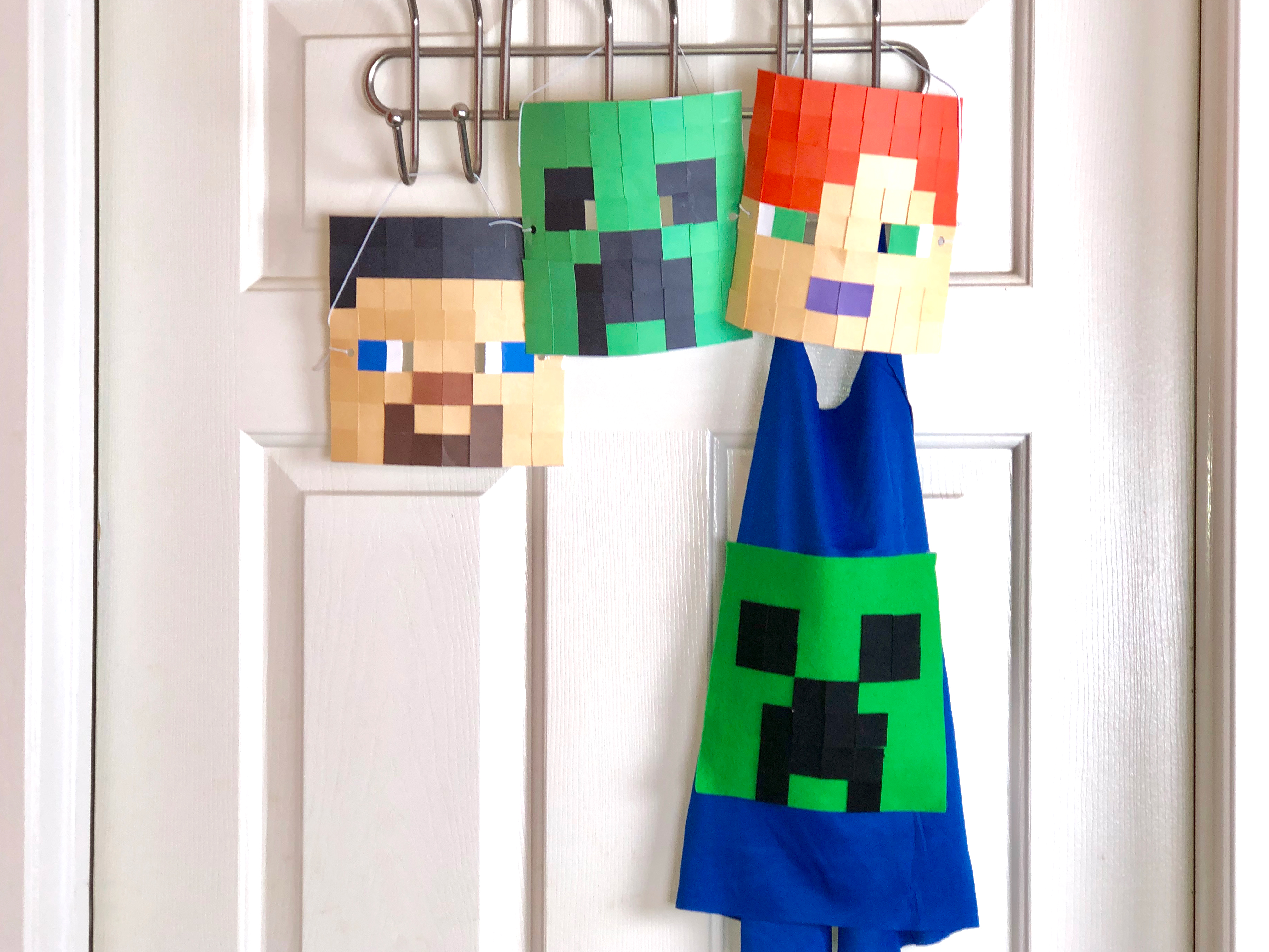 Minecraft Mask and Cape Craft final