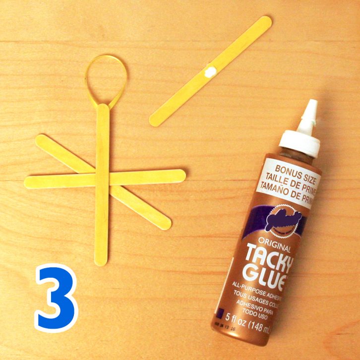 Twinkling Star Ornament Craft step 3